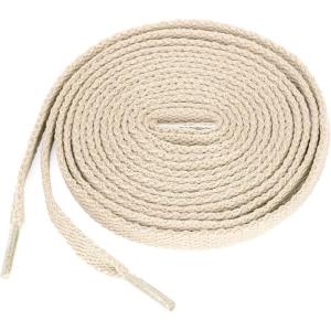 imageuxcell 5 Pairs High Durability Athletic Unisex Flat Shoelaces for SneakersBeige