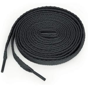 imageuxcell 5 Pairs High Durability Athletic Unisex Flat Shoelaces for SneakersDark Gray