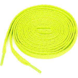imageuxcell 5 Pairs High Durability Athletic Unisex Flat Shoelaces for SneakersFluorescence Yellow