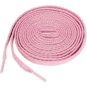 imageuxcell 5 Pairs High Durability Athletic Unisex Flat Shoelaces for SneakersLight Pink