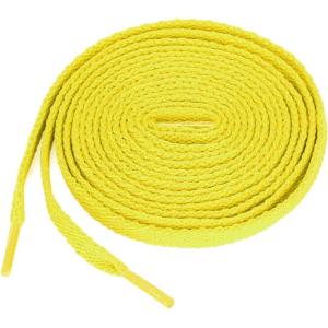 imageuxcell 5 Pairs High Durability Athletic Unisex Flat Shoelaces for SneakersYellow