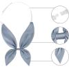 imageAllegra K Solid Color Pretied Bow Ties Adjustable Elastic Strap School Uniform Bowties for WomenGrey