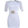 imageAllegra K Women Knot Heart Waist Belt White