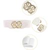 imageAllegra K Women Knot Heart Waist Belt White