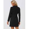 imageAllegra K Womens Blazer Dress Notched Lapel Collar Teacher Office Work Jackets OutfitsBlack
