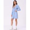 imageAllegra K Womens Blazer Dress Notched Lapel Collar Teacher Office Work Jackets OutfitsBlue