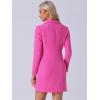 imageAllegra K Womens Blazer Dress Notched Lapel Collar Teacher Office Work Jackets OutfitsHot Pink
