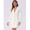 imageAllegra K Womens Blazer Dress Notched Lapel Collar Teacher Office Work Jackets OutfitsWhite