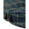 imageAllegra K Womens Plaids Button Down Cotton Mini ALine Shirt DressGreen