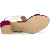imageAllegra K Womens Slingback Block High Heel SandalsHot Pink White