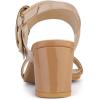 imageAllegra K Womens Slingback Block High Heel SandalsNude