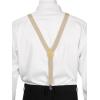 imageAllegra K Womens Suspenders Metal Clips Adjustable Elastic Band Y Shaped SuspenderBeige