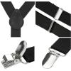imageAllegra K Womens Suspenders Metal Clips Adjustable Elastic Band Y Shaped SuspenderBlack