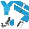 imageAllegra K Womens Suspenders Metal Clips Adjustable Elastic Band Y Shaped SuspenderBlue
