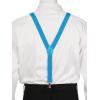 imageAllegra K Womens Suspenders Metal Clips Adjustable Elastic Band Y Shaped SuspenderBlue