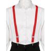 imageAllegra K Womens Suspenders Metal Clips Adjustable Elastic Band Y Shaped SuspenderBright Red