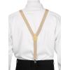 imageAllegra K Womens Suspenders Metal Clips Adjustable Elastic Band Y Shaped SuspenderKhaki Color