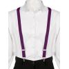 imageAllegra K Womens Suspenders Metal Clips Adjustable Elastic Band Y Shaped SuspenderPurple