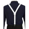 imageAllegra K Womens Suspenders Metal Clips Adjustable Elastic Band Y Shaped SuspenderWhite
