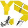 imageAllegra K Womens Suspenders Metal Clips Adjustable Elastic Band Y Shaped SuspenderYellow