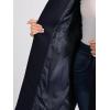 imageAllegra K Womens Winter Overcoat Midthigh Hooded Toggle Duffle Long CoatDark Blue