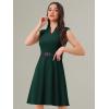 imageAllegra K Work Dress for Womens Fit and Flare Professional Spring 2025 DressesGreen