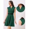 imageAllegra K Work Dress for Womens Fit and Flare Professional Spring 2025 DressesGreen