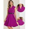 imageAllegra K Work Dress for Womens Fit and Flare Professional Spring 2025 DressesPurple