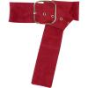 imageAllegra K Wide Waist Belts for Women Belts Chunky Buckle AdjustableWine Red