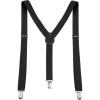 imageAllegra K Womens Suspenders Metal Clips Adjustable Elastic Band Y Shaped SuspenderBlack