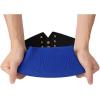 imageuxcell Women Ultra Super Wide Elastic PU High Waist Belt Rivet Chains Cinch Waistband for DressesBlue