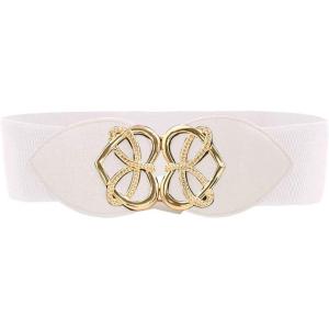 imageAllegra K Women Knot Heart Waist Belt White
