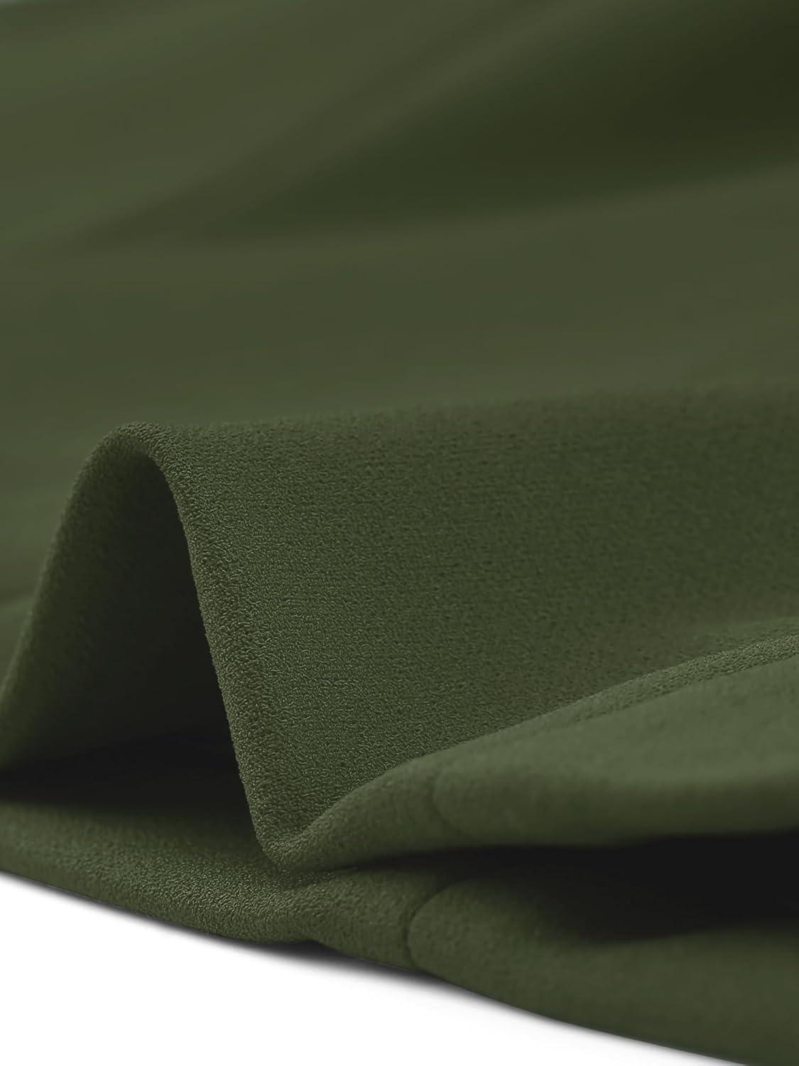 imageAllegra K Vintage Jacket for Womens Steampunk Button Decor Casual Zip Up Crop JacketArmy Green