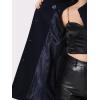 imageAllegra K Cape Coats for Womens Winter Vintage Slit Sleeve Double Breasted Cloak CoatDark Blue