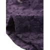 imageAllegra K Lace Bolero for Womens Tie Front Cardigan Ruffled Hem Formal Office Sheer Crop ShrugPurple