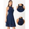 imageAllegra K Lace Cocktail Dress for Womens Elegant Halter Wedding Guest Bridesmaid Party DressDark Blue