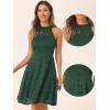 imageAllegra K Lace Cocktail Dress for Womens Elegant Halter Wedding Guest Bridesmaid Party DressDark Green