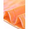 imageAllegra K Metallic Skirts for Womens Holographic Party Shimmering High Waist Gothic Suspender SkirtLight Orange
