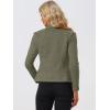 imageAllegra K Women Faux Suede Jacket Lapel Draped Open Front Cardigan Casual Trendy Suede BlazerOlive Green