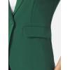 imageAllegra K Womens 1 Button Blazer Jacket Office Business Short Sleeve BlazerGreen