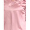 imageAllegra K Womens Blouse Fall 2025 Dressy Casual Office 34 Sleeve V Neck Satin ShirtPink