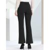 imageAllegra K Womens Dress Pants High Waist Trousers Stretchy Full Length Casual Work Slacks Office Pants