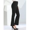 imageAllegra K Womens Dress Pants High Waist Trousers Stretchy Full Length Casual Work Slacks Office Pants