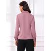 imageAllegra K Womens Dressy Long Sleeve Blouses Chiffon Pleated Tie Neck Office Top ShirtLavender Pink