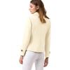 imageAllegra K Womens Notched Lapel Double Breasted Pea CoatBeige