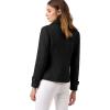 imageAllegra K Womens Notched Lapel Double Breasted Pea CoatBlack
