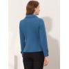 imageAllegra K Womens Notched Lapel Double Breasted Pea CoatBlue