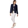 imageAllegra K Womens Notched Lapel Double Breasted Pea CoatDark Blue