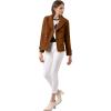imageAllegra K Womens Notched Lapel Double Breasted Pea CoatDark Brown