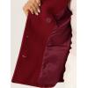 imageAllegra K Womens Notched Lapel Double Breasted Pea CoatDark Red